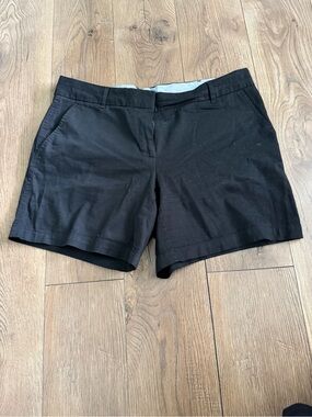 Women's Black Tailored Bermuda Shorts